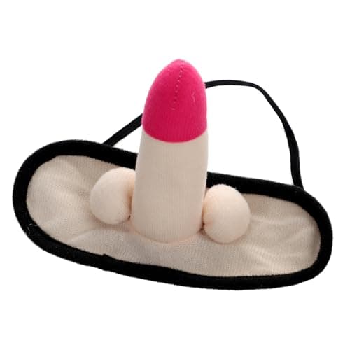 Faxianther Funny Prank 3D Blindfold Eye Mask Bachelorette Party Night Club Bar Crazy Eyemask Halloween Cosplay Honeymoon Couples Game Eyewear Props Costume Accessory Cozy Blackout Sleep Mask Eyeshade — view 5