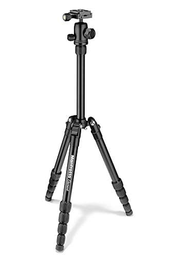 Manfrotto MKELES5BK-BH, Element Small Traveller Tripod with Aluminium Ball Head, Telescopic Column, Payload 6 kg, for CSC, DSLR, Mirrorless, Black — view 4