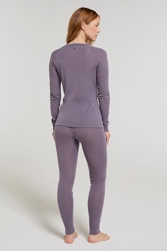 Mountain Warehouse Merino Womens Base Layer Pants Dusky Pu 12 — view 3