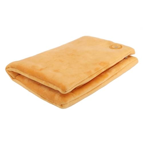 Cocoarm Electric Hand Warmer, Velvet Electric Hand Warmer Pouch with 3 Temperature Modes, 3 Second Heating, Foldable Bag for Winter Outdoor Work Study Travel (Orange) — view 4