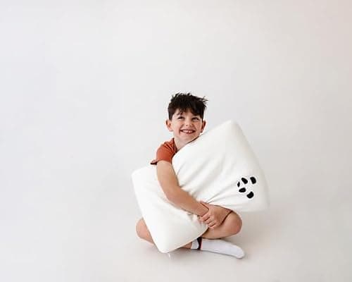 Panda® Toddler Memory Foam Bamboo Pillow with Bamboo Cover, Age 2-4 | Medium-Firm | Head, Spine & Neck Support | Contours To Your Little One's Sleeping Position | 53 x 38 x 6 cm — view 2