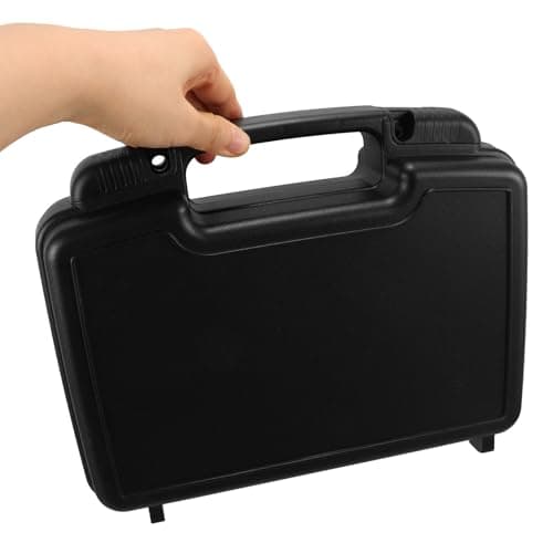 Miniature Tool Box, Empty Tool Storage Box, Black PP Plastic — view 5