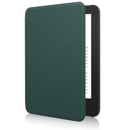 MoKo Case for 6" Amazon Kindle Basic 11th Gen 2024/2022, Midnight Green