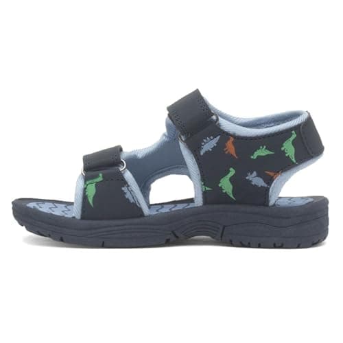 Walkright Colton Boys Blue Dino Easy Fasten Sandal - Size 5 Child UK - Blue — view 4