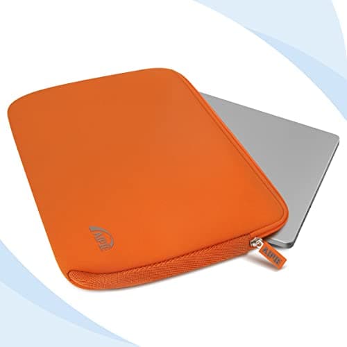 AIPIE Laptop Sleeve 13 13.3 13.6 Inches Compatible with MacBook Pro, MacBook Air M1 M2 Bump Absorb 12.6 x 8.9 x 0.8 Inch Chromebook Netbook Case for Surface ACER ASUS DELL HP DELL, Orange — view 2