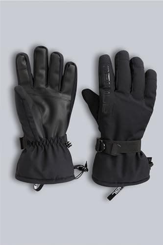 Animal Mens Edge Ski Gloves - Waterproof with PrimaLoft® Gold Insulation & Adjustable cuffs - Best for Spring Summer, Skiing, Snowboarding & Outdoors Jet Blac M — view 3