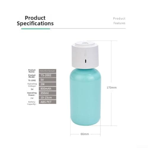 Touch-Free Sanitizing Dispenser 350ml for Home Office(2) — view 2