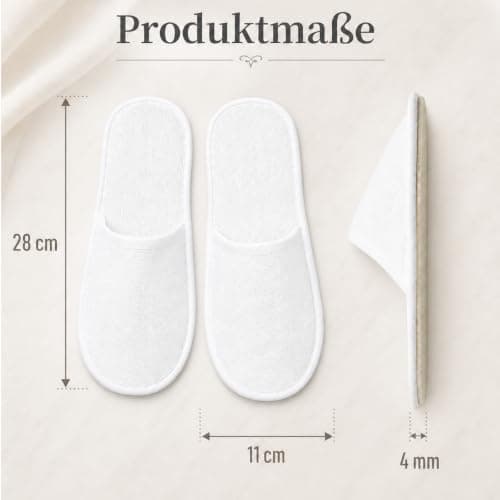 Iyxeo 20 Pairs Disposable Hotel Slippers, Guest Slippers for Men Women — view 3