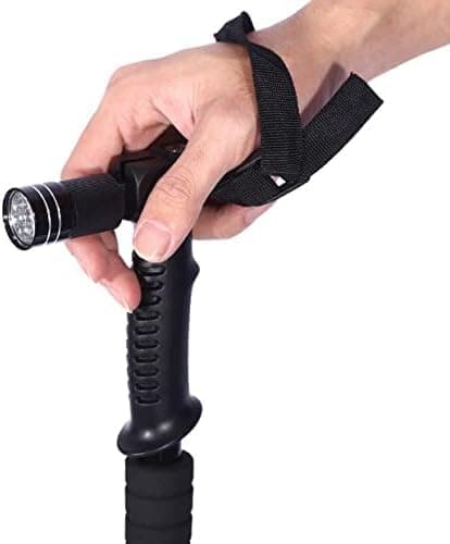 Walking Trekking Poles Adjustable Anti-Shock Ultra Portable Hiking Sticks for Camping/Climbing/Backpacking (Silver Grey with cover) — view 2