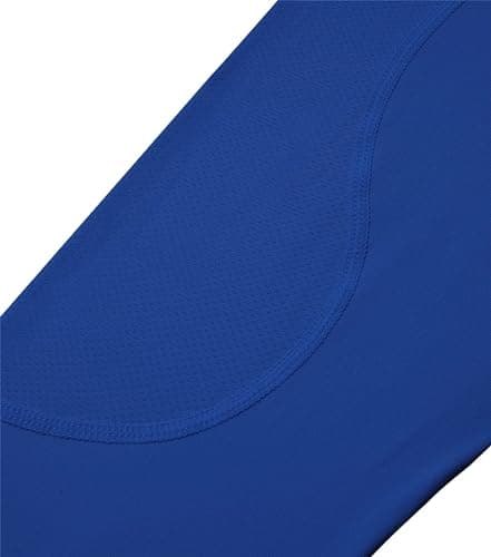 TCA Boys' SuperThermal Compression Base Layer Football Running Top Long Sleeve Thermal Under Shirt - Dazzling Blue, 12-14 Years — view 5
