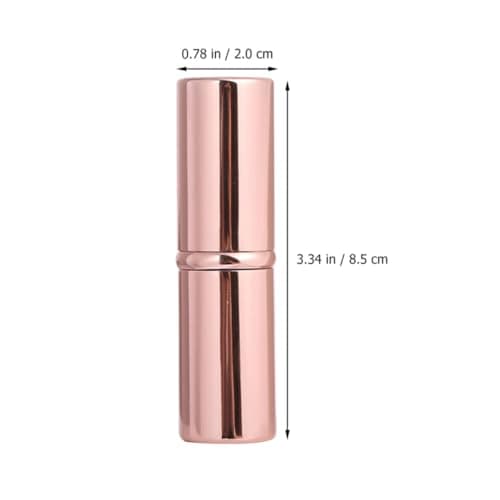 Retractable Mini Blush Brush with Cap Corrugated Silk Nylon Wool Metal — view 2