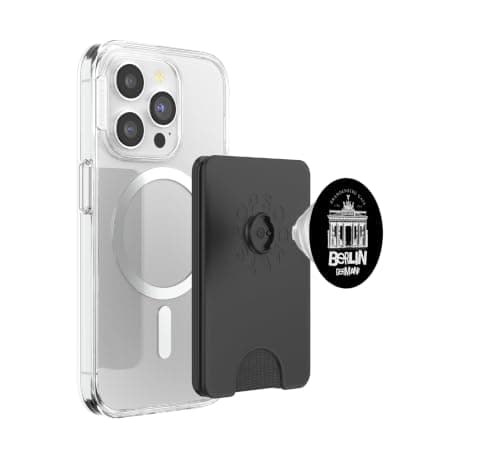 Vintage Berlin Germany s Travel Brandenburg Gate PopSockets PopWallet for MagSafe — view 3