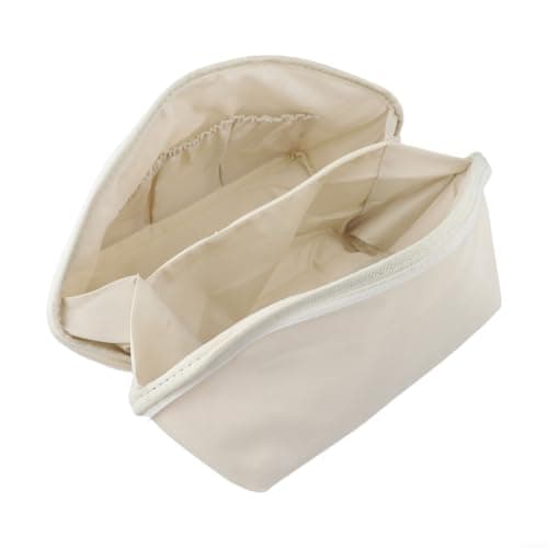 Underwear Storage Bag with Compartments for Bras Socks and Lingerie Portable Organizer Memory Cloth Pouch Lightweight Case for Home Travel Drawer 25x13x13cm White Pink(C) — view 4