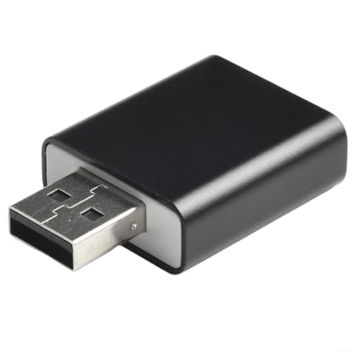 Linhexis USB to 3.5mm Audio Adapter Virtual 7.1 Sound Card(Black) — view 3