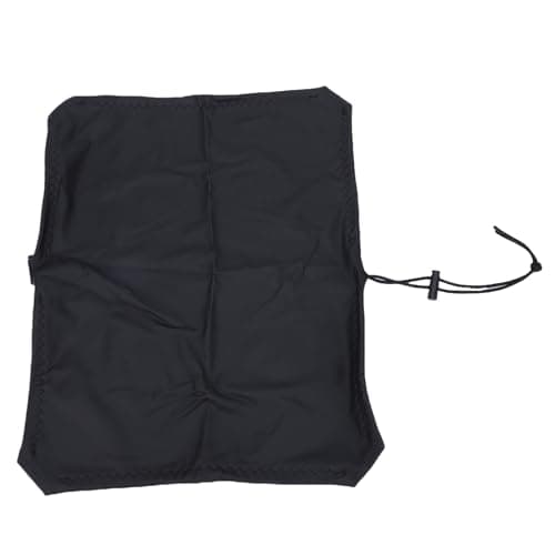 KKPLZZ Motorcycle Cargo Net, Elastic PU Leather Luggage Rain Cover with 6 Hooks, for Helmet and Motorcycle Accessories — view 2