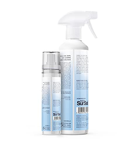 HomeGenie - Fabric & Upholstery Disinfectant - 100ml + 500ml (Twin Pack) — view 2