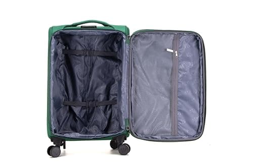 ATX Luggage 55x36x20cm Cabin Carry on Flight Bag Approved Hand Luggage Case Hold Suitcase Fits Ryanair Priority EasyJet FlexiPlus Jet2 Wizzair & More Green, 45 Liter — view 4