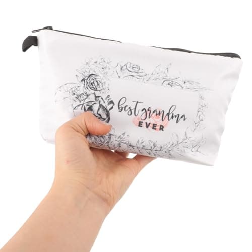 Small Polyester Zipper Toiletry Bag for Women and Grandma Travel — view 4