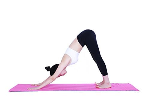 voidbiov Quick Dry Non Slip Yoga Mat Towels With Mesh Carrying Bag, Extra Long, Dot Grip Bikram Yoga Mat Towel Green — view 6
