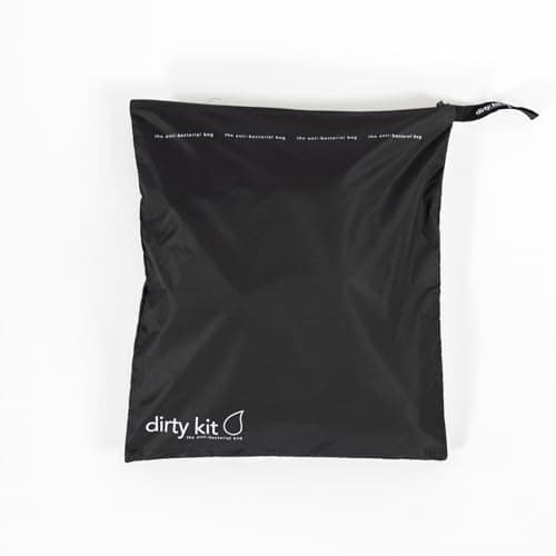 Dirtykit Antibacterial Bag - Reduces Spread of Odours + Kills 99% of Bacteria - Perfect for Gym Bag/Trainers/Shoes - With Secure Zip Closure - As Seen in GQ and Vogue