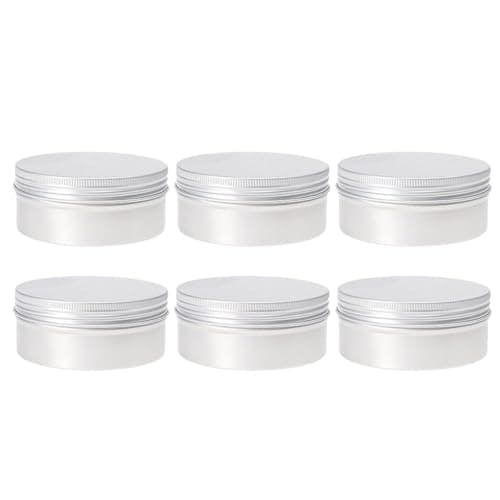 20pcs Ml Silver Aluminum Cosmetics Storage Box for Cream Travel Use