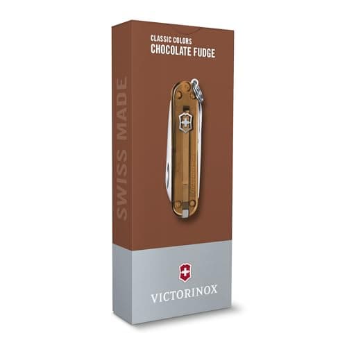Victorinox Swiss Army Knife Classic SD, Pocket Knife, 7 Functions, Brown — view 4