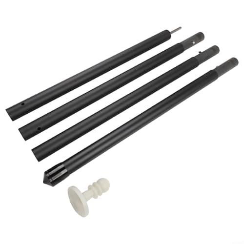 Carbon Fiber Camping Poles for Tarp and Canopy Shelters for multi Section Adjustable Rods for Outdoor Adventures (1.7 meters)