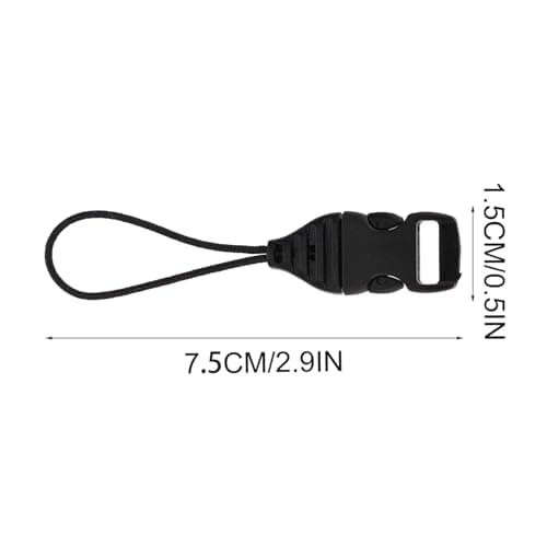 NUOBESTY Mini Quick Release Buckles 10Mm Detachable Plastic Strap Buckles for Backpack Luggage Outdoor Gear and Diy Accessories 20 Pieces — view 2