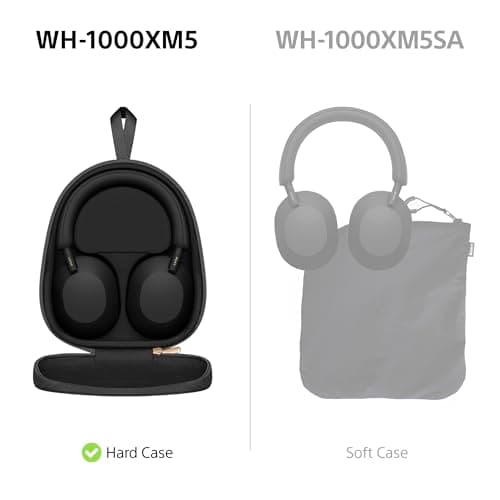 Sony WH-1000XM5 Wireless Over-Ear Headphones, Premium Active Noise Cancelling with personalized Spatial Audio, Up to 30hr Battery Life, Bluetooth Headphones, Midnight Blue — view 3