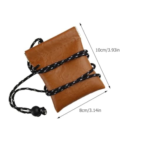 VALICLUD Mini Coin Purse Small Neck Pouch with Keychain Lightweight Hanging Change Wallet for Cards Cash Earphone Storage Travel Daily Use — view 3