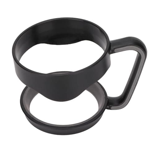 Tumbler Handle, Adjustables Tumbler Handle Silicone Tumbler Cup Handle Lightweight Spill Proof Grip for Travel Cup Mug Tumbler Cup(Black) — view 5