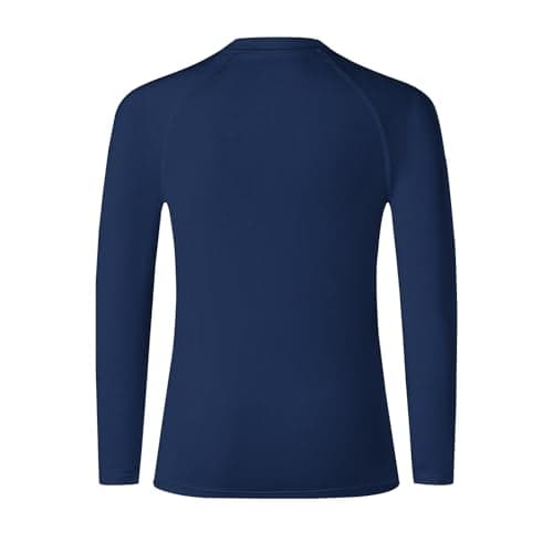 HYCOPROT Kids Thermal Top Warm Winter Compression Shirt Childrens Long Sleeve Youth Lightweight Fleece Base Layer Boys Athletic Quick Dry Warm Underwear for School Football Baseball Soccer Undershirt — view 4