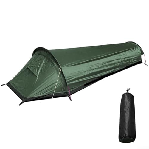 Tent for 1 Person, 1 Man, Compact, Lightweight, Tunnel, Easy to Pitch, Backpacking, Festivals, Weekend Trips/Wild Camping/Hiking Replacement Accessories(green)