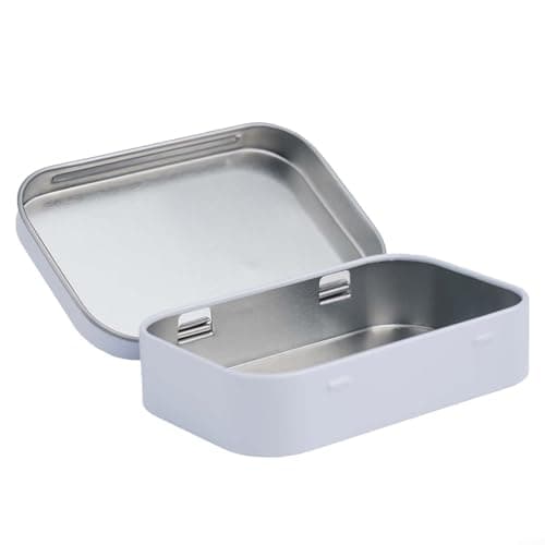 Compact Flip Top Tin Container for Mint Gum Perfect for Carrying in Pocket or Bag — view 2