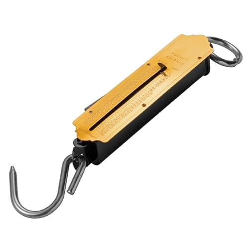 Jazooli Hanging Weight Scale - Commercial, Luggage Scale, Suitcase Weighing Scales with Metric and Imperial Measurements -Heavy Duty Design Camping & Travel Essentials 150 KG — view 4