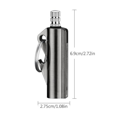 UXIYI 2 Pack Permanent Match Keychain, Reusable Waterproof Matchstick, with Multitool Bottle Opener, Forever Match for Outdoor Survival,STYLE3 — view 6
