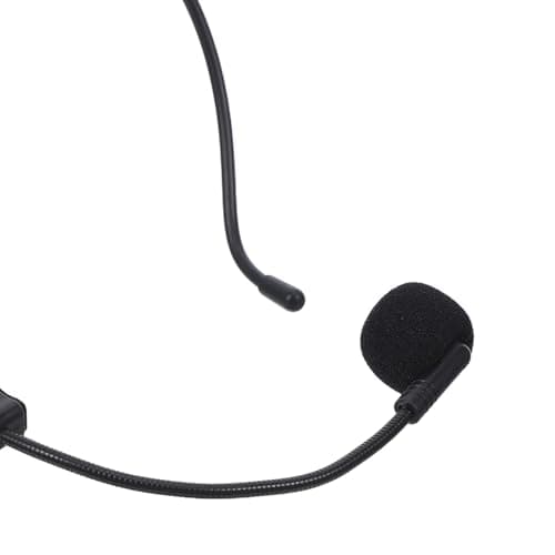 HOMOBABE Wired Headset with Microphone, Noise Cancelling Earset Mic, Black, 4 Pack, Nylon Sponge Steel Abs, for Singing, Teachers, Coaches, Lectures — view 3