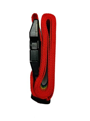 Luggage Belt, Pack of 2, Luggage Straps, Heavy Duty, Adjustable Suitcase Belts, Lock with Password, Suitcase Tags — view 2