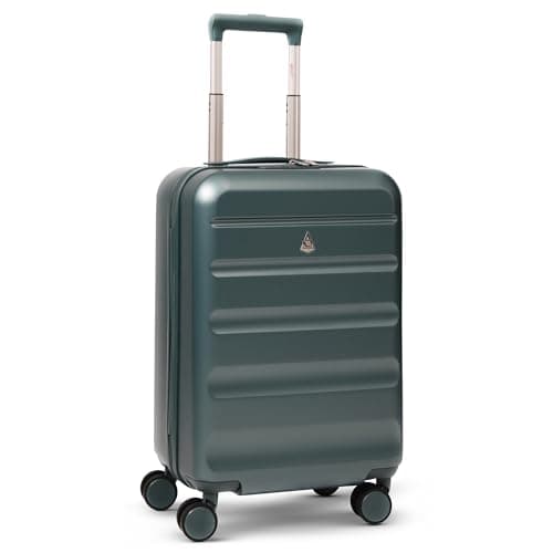 Aerolite 55x35x25 Hard Shell Cabin Suitcase, 4 Wheels, Air France KLM