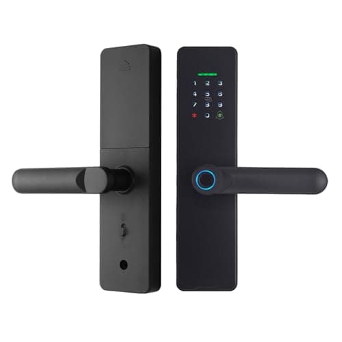 Swokely Smart Lock WiFi Keyless Entry Door Lock TY APP/Fingerprint/Password/Card/Mechanical Key Unlocking Methods Door Lock for 35-60mm Thickness Office Home Bedroom Door — view 3