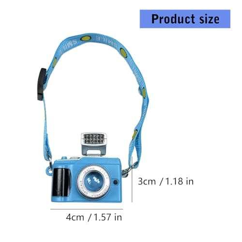 Vexandrie Simulated Camera Keychain with Flashlight Cheerful, Yellow — view 3