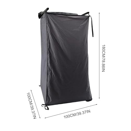 Shower Enclosure - RV Side Privacy Tent | Portable Changing Room & Toilet Cubicle | Magnetic Tailgate Mounted Shelter, Waterproof Oxford Fabric For Camping Truck SUV Beach Road Trip Used — view 2