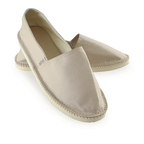 SEAC Malaga, Canvas Shoes Espadrilles for Men and Women, Beige, 11