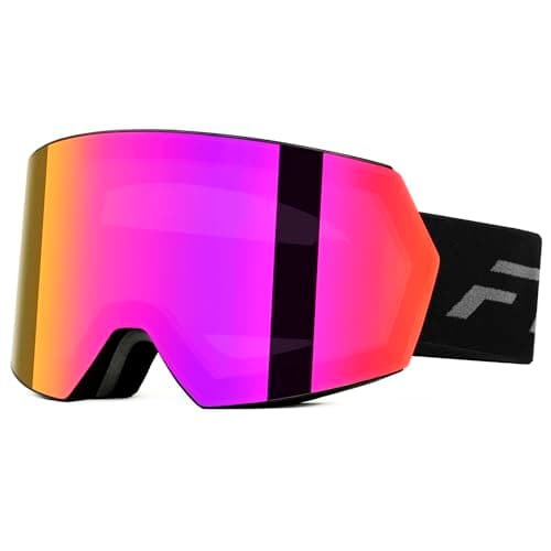 FMY OTG Ski Goggles,Snowboard Goggles for Men,Women & Youth Anti Fog