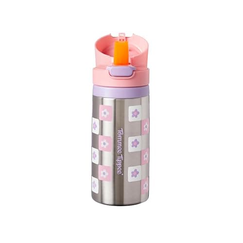 Tommee Tippee On The Go Insulated Straw Bottle 18m+ Stainless Steel