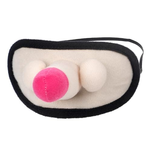 Faxianther Funny Prank 3D Blindfold Eye Mask Bachelorette Party Night Club Bar Crazy Eyemask Halloween Cosplay Honeymoon Couples Game Eyewear Props Costume Accessory Cozy Blackout Sleep Mask Eyeshade — view 6