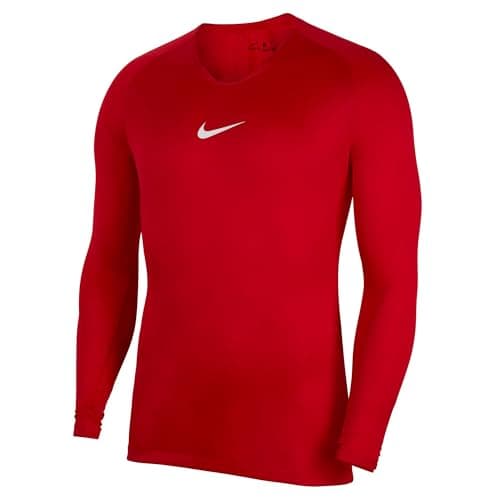 NIKE Men's Nike Park First Layer Thermal Long Sleeve Top, Red, M UK