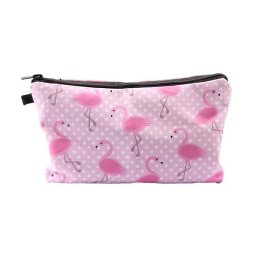 Tabanzhe Small Cosmetic Bag-Travel Makeup Bag Make Up Pouch for Women Girls Cute Pink Toiletry Bag Waterproof Portable Cosmetics Storage Pouch Purse