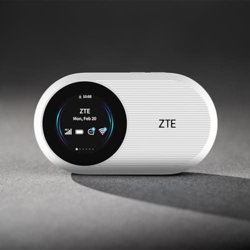 ZTE U10S Pro White, 4G+LTE Mobile Wi-Fi 6, Unlocked Low-Cost Portable Travel WiFi, Connects 32 Devices, 3000mAh 10hr Battery Life, Roams on all World Networks, No Configuration Required — view 6