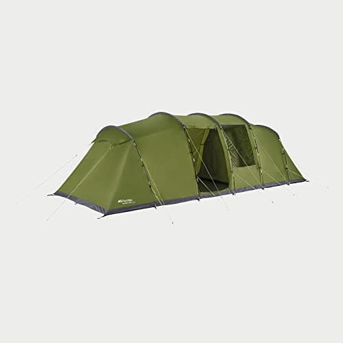 Eurohike Sendero 8XL 8 Man Tent with Large & Spacious Living Area & 2 Separate Bedrooms, 8 Person, Waterproof, Easy to Pitch, Tunnel Design, Ideal for Family Camping Trips & Festivals — view 6